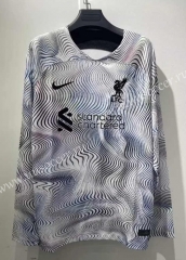 2022-23  Liverpool Away White LS Thailand Soccer AAA-818