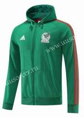 2022-23 Mexico  Green  Thailand Soccer Jacket With Hat-LH
