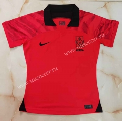 2022-23 Korea Republic  Home Red Female Thailand Soccer Jersey-503