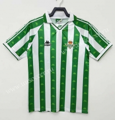 95-97 Real Betis Home White&Green Thailand Soccer Jersey AAA-811
