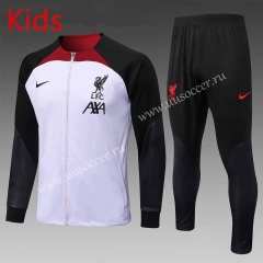2022-23 Liverpool Purple Kids/Youth Soccer Jacket Uniform-815