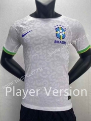 Player version 2022-23    Bright edition  Brazil White  Thailand Soccer Jersey AAA-2016
