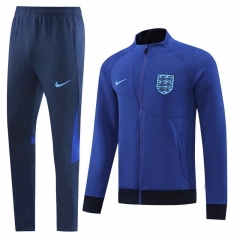 2022-23 England Cai Blue Soccer Thailand Jacket Uniform-LH