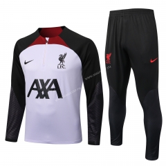 2022-23  Liverpool Light Purple  Thailand Soccer Tracksuit Uniform-815