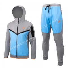 2022-23  Nike Gray Soccer Jacket UniformWith Hat -815
