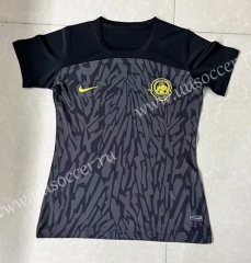 2022-23 Malaysia Black&Gray Female Thailand Soccer Jersey-6032