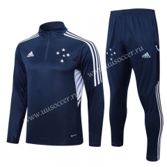 2022-23 Cruzeiro EC  Blue Thailand Tracksuit Uniform-815