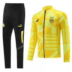 2022-23 Borussia Dortmund Yellow Soccer Jacket Uniform-LH