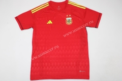 2022-23 Argentina Goalkeeper Red Thailand Soccer Jersey AAA