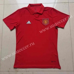 2022-23 Manchester United Red Thailand Polo Shirt-807