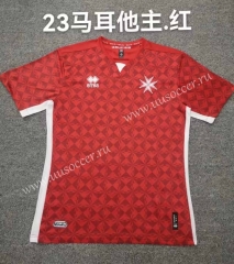 2022-23 Malta Home Red Thailand Soccer Jersey AAA-709