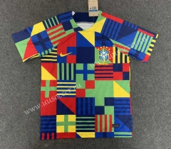 2022-23   Special Edition   Brazil  Red&Yellow&Blue  Thailand Soccer Jersey AAA-6032