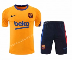 2022-23 Barcelona Orange   Thailand Soccer Jersey Soccer uniform-418