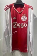 2022-23  Ajax Home Red Thailand LS Soccer Jersey AAA-9268