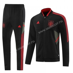 2022-23 Manchester United Red Thailand Soccer Jacket Uniform-LH