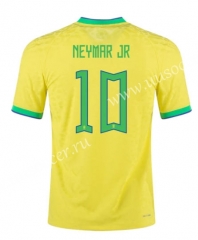 #10 NEYMAR JR（s-4xl）2022-23  World Cup Brazil Home Yellow  Thailand Soccer Jersey AAA
