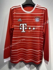 2022-23 Bayern München Home Red Thailand LS Soccer jersey-9628