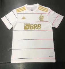 2023-24   Flamengo Away White Thailand Soccer Jersey AAA-6032