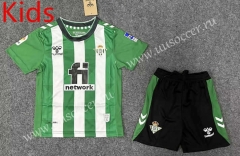 2022-23 Real Betis  Home Green&White kids  Soccer Uniform-6032