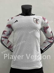 Player  Version 2022-23 Japan Away White LS Thailand Soccer Jersey AAA-2016