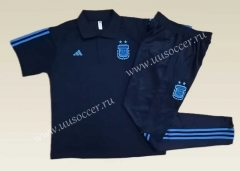 2022-23 Argentina Royal Blue Thailand Polo Uniform-815
