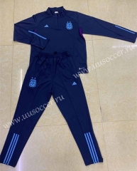 2022-23  Argentina Royal  Blue  Thailand Soccer Tracksuit Uniform-411