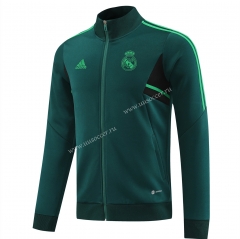 2022-23 Real Madrid Green Soccer Jacket -LH