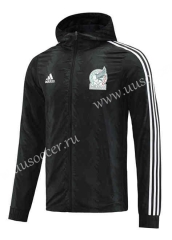2022-23 Mexico  Black  Thailand Soccer Jacket With Hat-LH