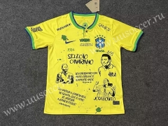 2022-23  Brazil special edition Yellow  Thailand Soccer Jersey AAA-GB