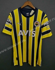 2022-23 Fenerbahçe  Home  Yellow Thailand Soccer Jersey-9171
