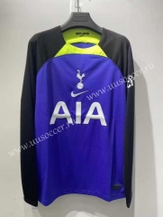 2022-23 Tottenham Hotspur 2nd Away Purple  LS Thailand Soccer Uniform-9268