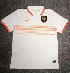 2022-23 Netherlands White Thailand Polo Shirts