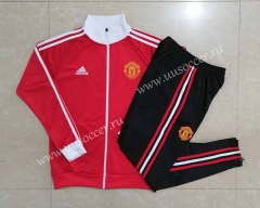 2022-23 Manchester United Red Thailand Soccer Jacket Uniform-815