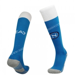 2022-23 Napoli Home Blue kids Soccer Socks