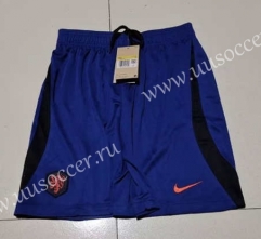 2022-23 Netherlands  Away Blue Thailand Soccer Shorts