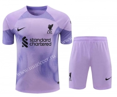 2022-23 Liverpool Goalkeeper Purple Thailand Soccer Uniform-418