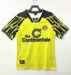 1994-95 Edition Borussia Dortmund Home Yellow  Thailand Soccer Jersey AAA-811