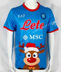 2022 -23 Christmas version Napoli Blue Thailand  Soccer Jersey-503