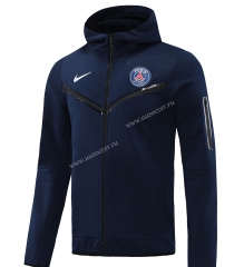 2022-23 Paris SG Royal Blue Soccer Jacket  with hat-LH