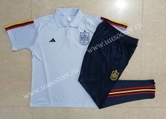 2022-23 Spain  Light Blue Thailand Polo Uniform-815