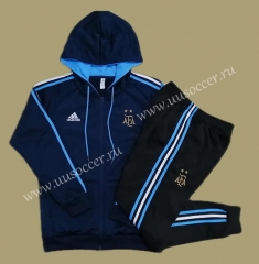 22-23 Argentina Royal Blue Thailand Soccer Jacket Uniform With Hat-815