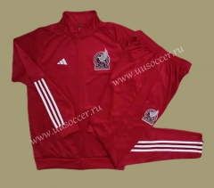 2022-23 Mexico Red Thailand Soccer Jacket Uniform-815