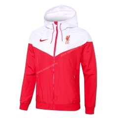 2022-23  Liverpool Red Soccer Jacket Top With Hat-DD1
