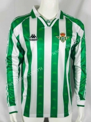 1995-97 VersionReal Betis Home Green&White  LS Thailand Soccer AAA-503