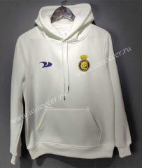 2022-23 Al Nassr White Thailand Tracksuit Top With Hat-LH