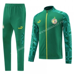 2022-23  Senegal  Green  Soccer Jacket Uniform-LH