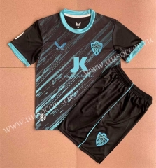 2022-23  UD Almeria 2nd Away Black&Blue Soccer Uniform-AY