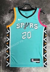 2023 City Version NBA San Antonio Spurs Blue #20 Jersey-311