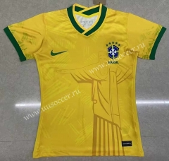 2022-23 Brazil Yellow Female Thailand Soccer Jersey-2386