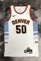 2023 City Version NBA Denver Nuggets White#50 Jersey-311